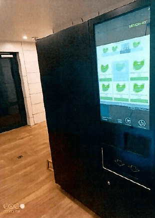 Tiefkühl-Bedienautomat für den Hofladen Hobus