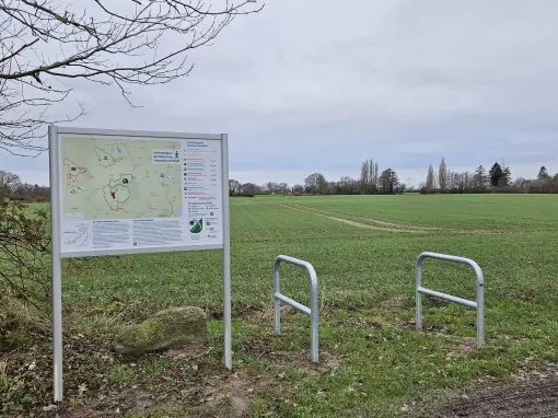 Regionale Wanderwegbeschilderung im regional einheitlichen Design