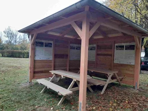 Errichtung eines Pavillons Idstedt Museum