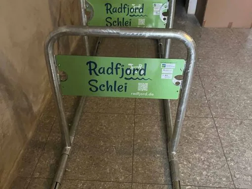 Anschaffung von mobilen Fahrrad-Anlehnbügel für den Radfjord Schlei